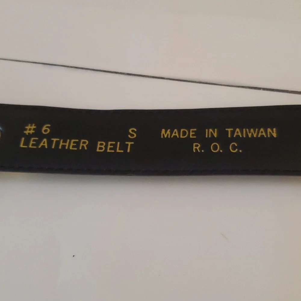 New without tags womens X black leather belt in size S, M & L